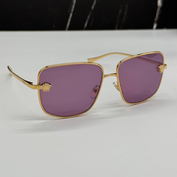 NEW VERSACE VE2282 1002/AK WOMEN SUNGLASSES GOLD/PINK VE2282 1002AK EYEWEAR main image 9